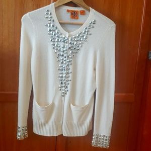 Tory burch cashmere sweater cardigan